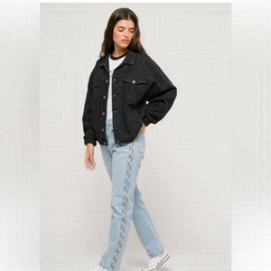 𝅺LEVI’S 501 premium logo tape jeans light wash y2k sz 27 button fly spell out